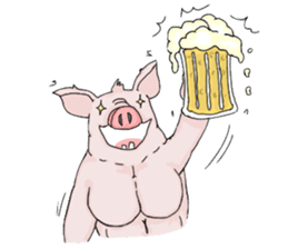 Muscle Aude sticker #8788860