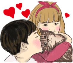 Cats and Kids sticker #8789717