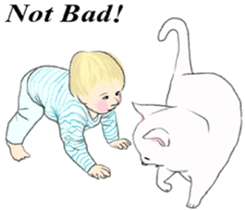 Cats and Kids sticker #8789730