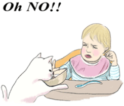 Cats and Kids sticker #8789731