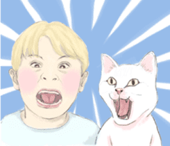 Cats and Kids sticker #8789742