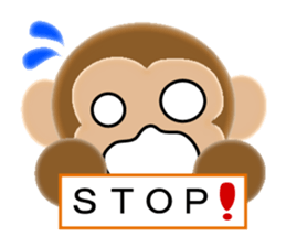 Stamp of 2016 of Oriental zodiac monkey2 sticker #8790021