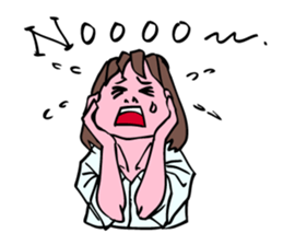 A girl has some troubles 2. sticker #8791930