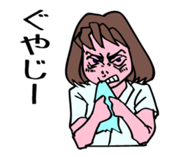 A girl has some troubles 2. sticker #8791935