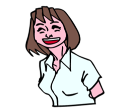 A girl has some troubles 2. sticker #8791941