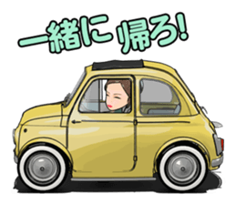 Happy cute car! sticker #8792771