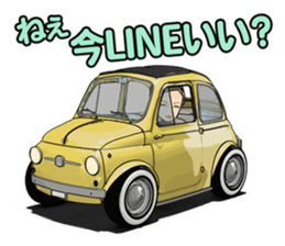 Happy cute car! sticker #8792772