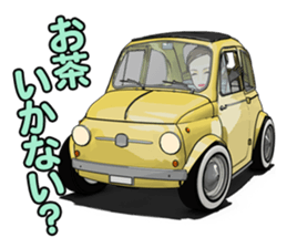 Happy cute car! sticker #8792774