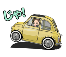 Happy cute car! sticker #8792776