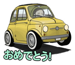 Happy cute car! sticker #8792777