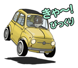 Happy cute car! sticker #8792784