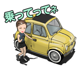 Happy cute car! sticker #8792789