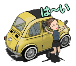 Happy cute car! sticker #8792792