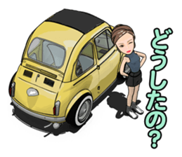 Happy cute car! sticker #8792794