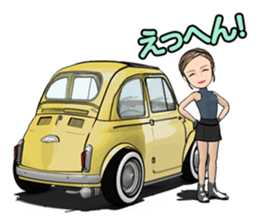 Happy cute car! sticker #8792795