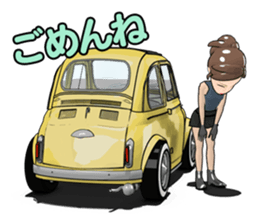 Happy cute car! sticker #8792796