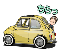 Happy cute car! sticker #8792804