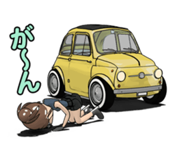 Happy cute car! sticker #8792805