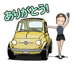 Happy cute car! sticker #8792806