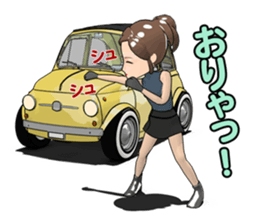 Happy cute car! sticker #8792808