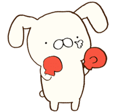 Rabbit's fight. sticker #8792890