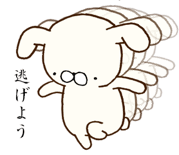 Rabbit's fight. sticker #8792892