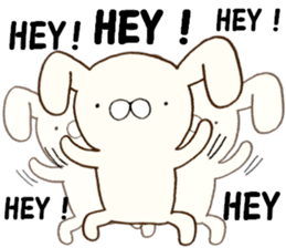 Rabbit's fight. sticker #8792909