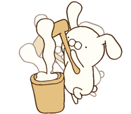 Rabbit's fight. sticker #8792911