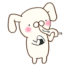 Rabbit's fight. sticker #8792912