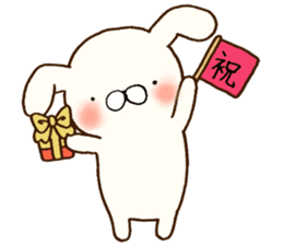 Rabbit's fight. sticker #8792929