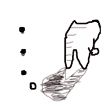 teeth and i sticker #8792974