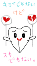 teeth and i sticker #8793004