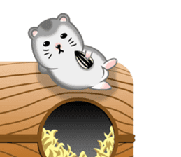 Djungarian Hamster. sticker #8793172