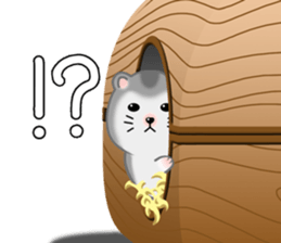 Djungarian Hamster. sticker #8793182