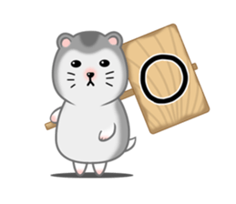 Djungarian Hamster. sticker #8793185