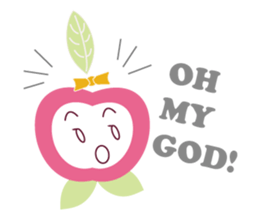 Ms. Apple sticker #8793614