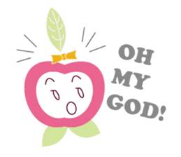 Ms. Apple sticker #8793614