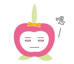 Ms. Apple sticker #8793618