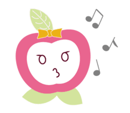 Ms. Apple sticker #8793619