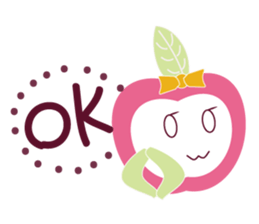 Ms. Apple sticker #8793622