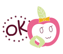 Ms. Apple sticker #8793622