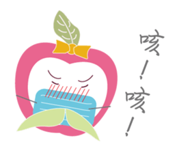 Ms. Apple sticker #8793628