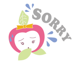 Ms. Apple sticker #8793633