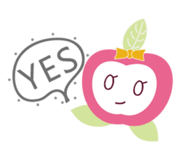 Ms. Apple sticker #8793634