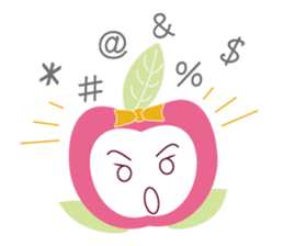 Ms. Apple sticker #8793636