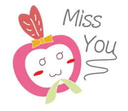Ms. Apple sticker #8793641