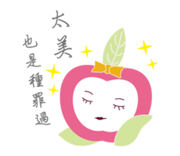 Ms. Apple sticker #8793642