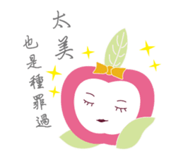Ms. Apple sticker #8793642