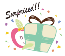 Ms. Apple sticker #8793646