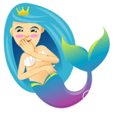 Mermaid Blue sticker #8793893